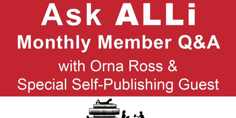 Ask ALLi Member Q&A With Joseph Alexander And Orna Ross