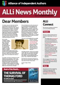 Alliance of Independent Authors Newsletter Newsletter of the Alliance of Independent Authors