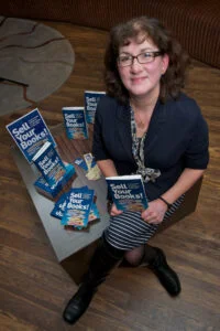 Debbie Young at the launch of "Sell Your Books!"