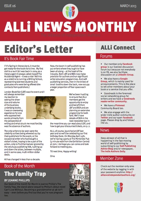 ALLi Newsletter Mar 2013