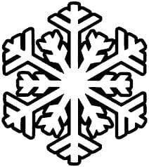 simple snowflake graphic
