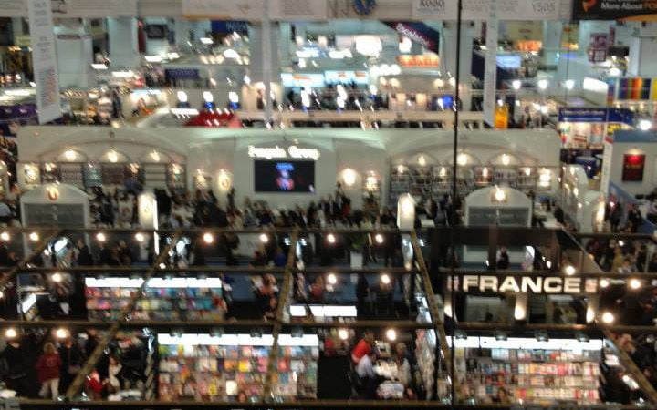 Aerial View Of London Book Fair 2013
