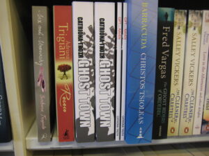 Catriona Troth's book on display in her local bookshop