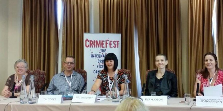 CrimeFest Panel Seated At Table