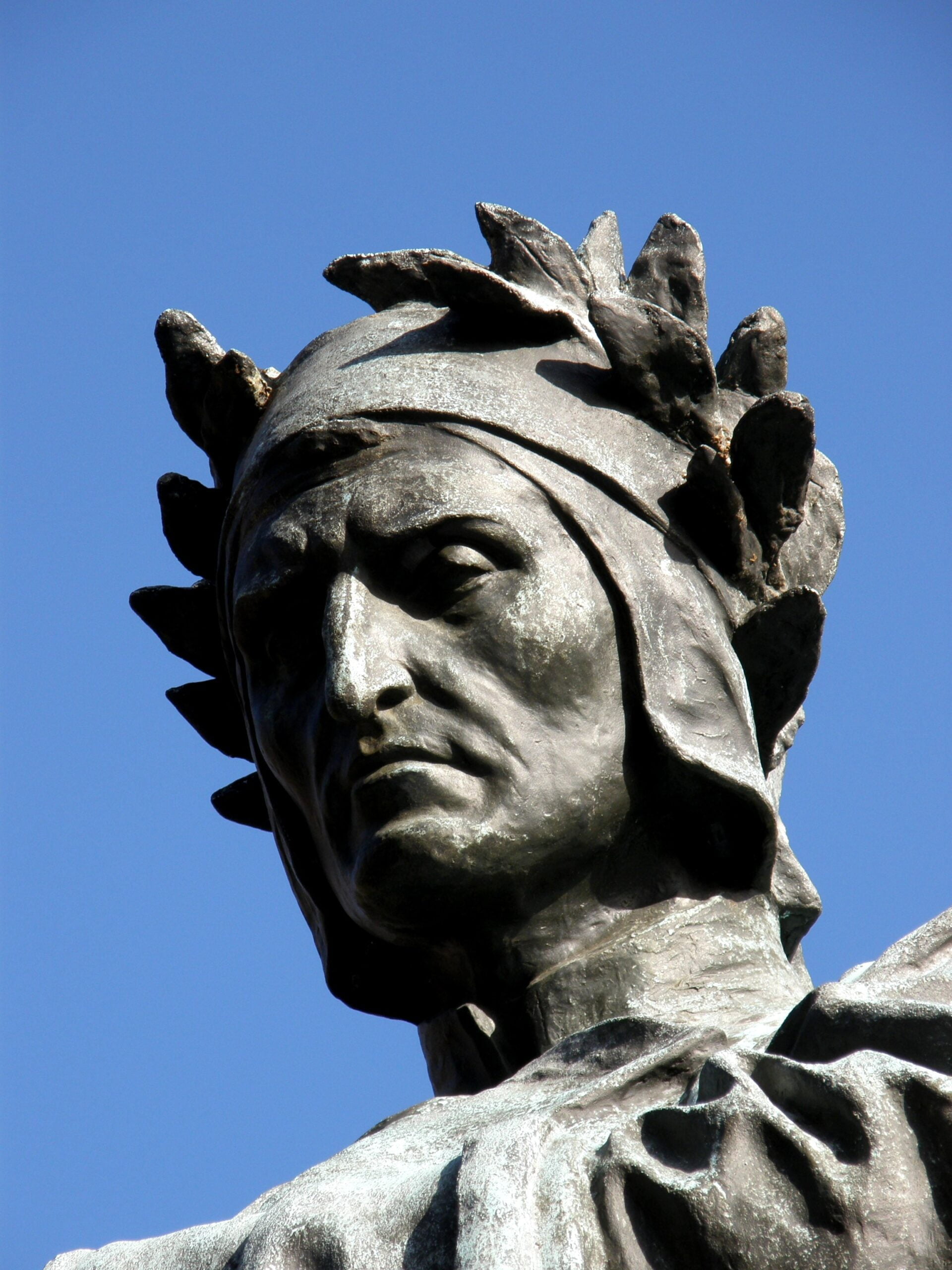 Statue Crowned With Laurels