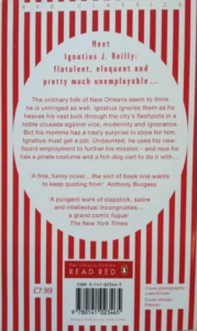 Back cover of A Confederancy of Dunces by John Kennedy