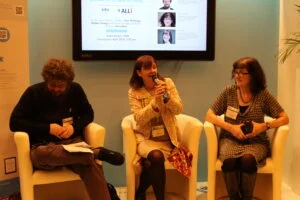 Book launch photo from London Book Fair