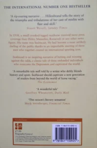 Back cover of Seabiscuit by Laura HIllenbrand