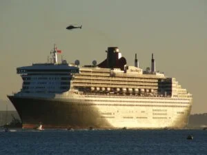 Photo of a huge cruise ship