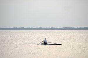 Photo of a small rowing boat