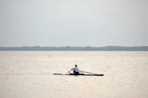 Photo of a small rowing boat