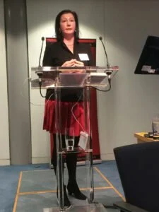 ALLi author and Triskelite Jill Marsh takes the stage