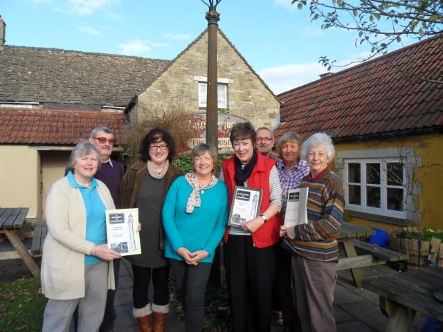 The Hawkesbury Writers with the three books