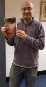 Paul with his book at Matador