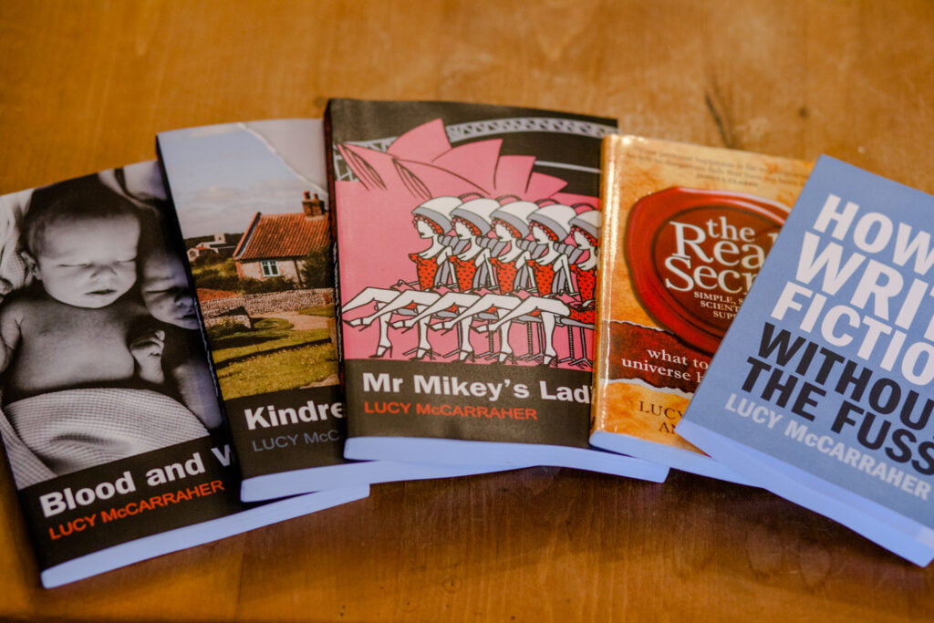 Array of Lucy's books from ReThink Press