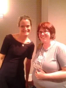 Photo of Samantha with Sara 