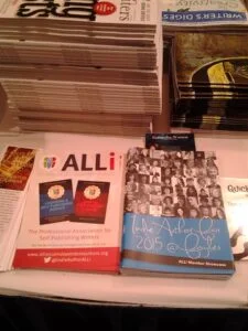 Pile of leaflests for ALLi 