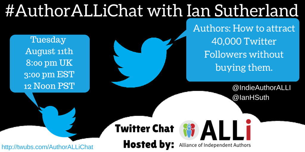 Author ALLi Chat with Ian Sutherland