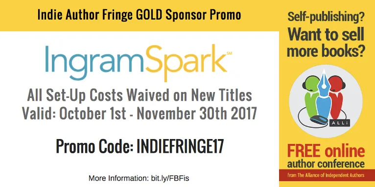 Ingram Spark Promotional Offer for #IndieAuthorFringe