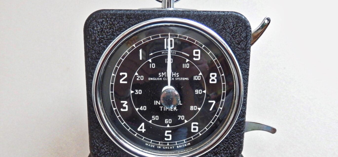 photo of a stopwatch