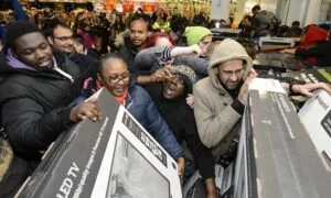 Black Friday: More than you bargain for (credit: The Guardian/photograph Ray Tang/REX)