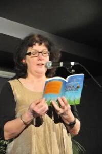 Debbie Young reading from Quick Change story collection