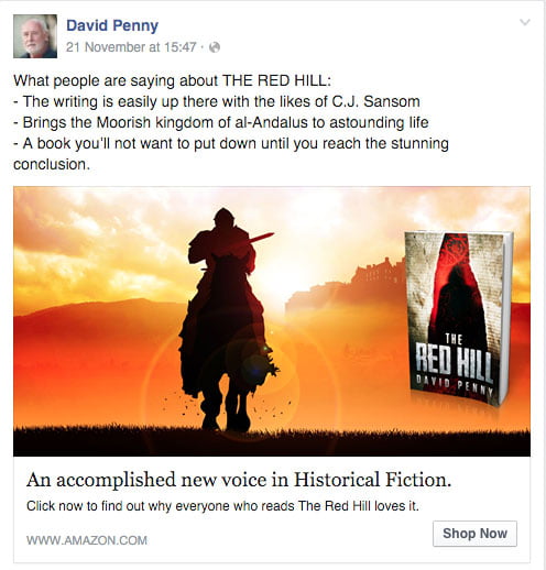 Facebook Ads: One Author’s Experience