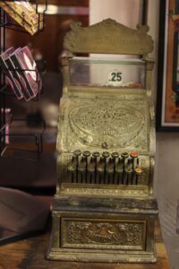 old-fashioned typewriter