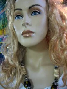 Photo of female dummy looking very fake