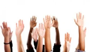Hands up for diversity (Image: LinkedIn)
