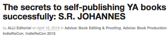 How to Self-Publish YA