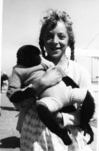 Photo of Sue as a child