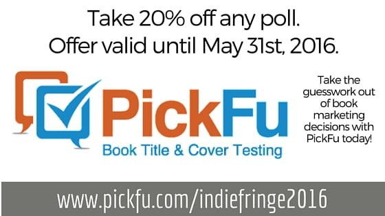 PickFu Indie Author Fringe Banner Ad