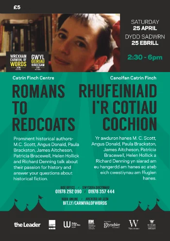 Flyer for a Wrexham Carnival of Words talk