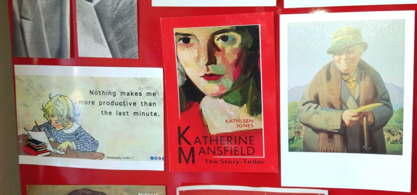 Array of photos and quotes by famous authors