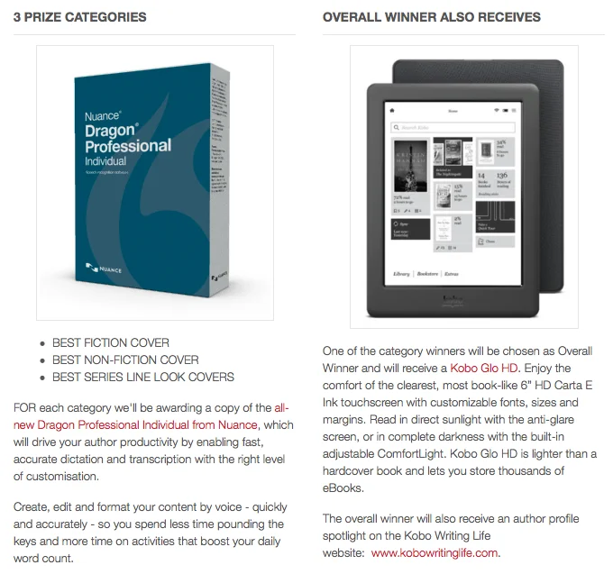 Cover Competition Prizes