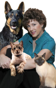 Amy Shojai with animals