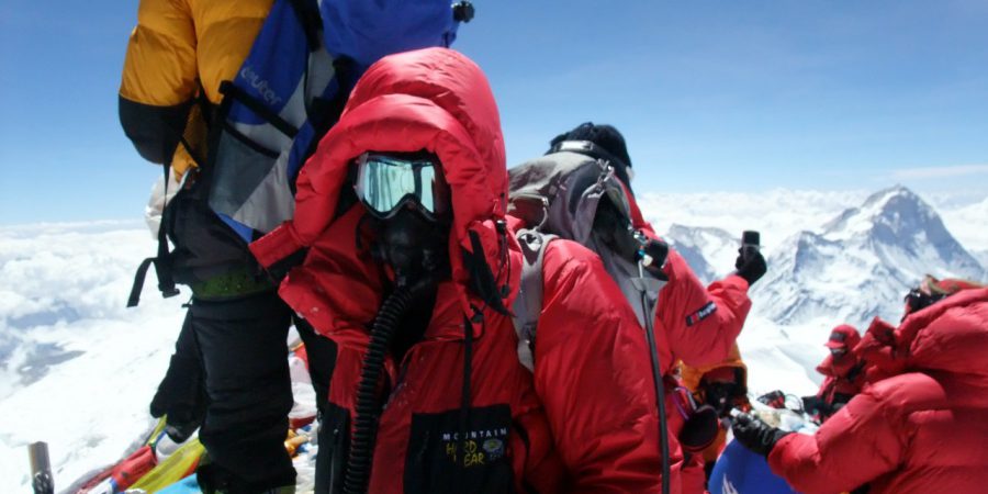 Mark Horrell In Full Mountaineering Kit
