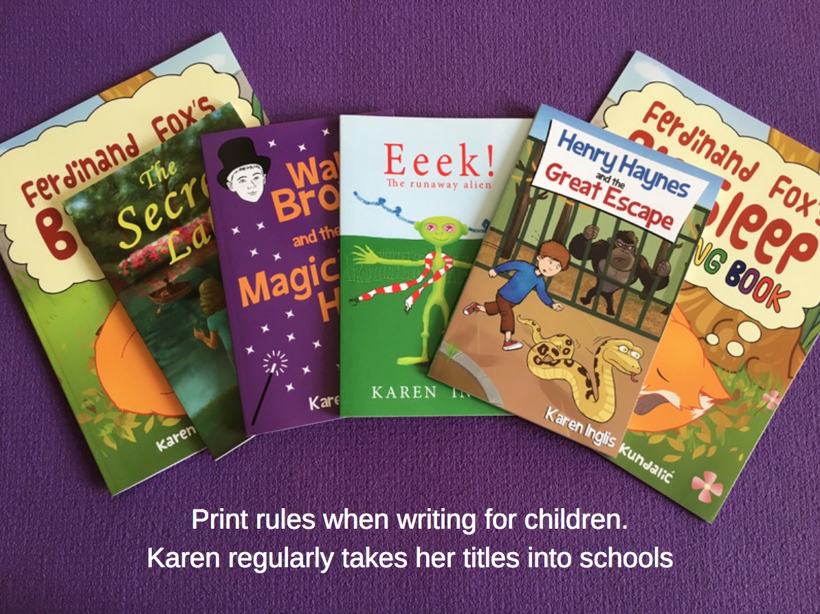 Array Of Karen Inglis's Books For Children