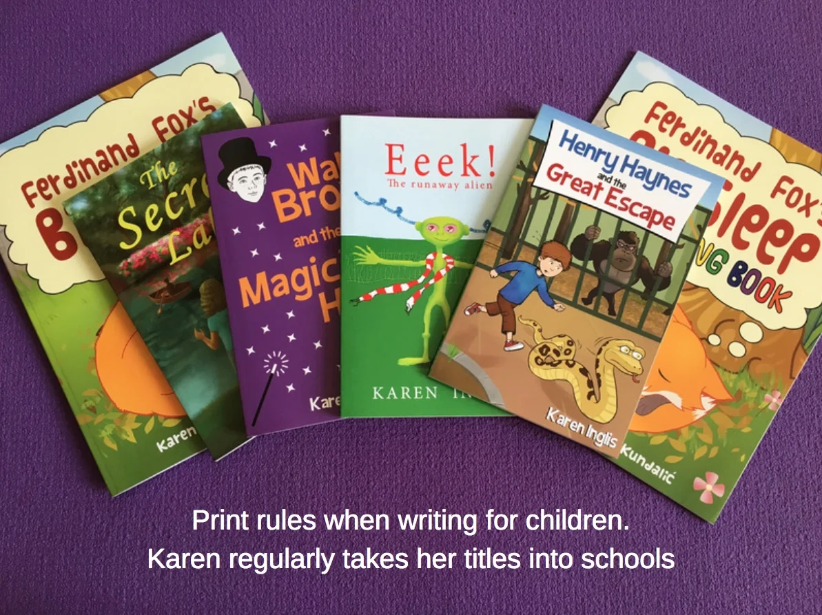 Array Of Karen Inglis's Books For Children