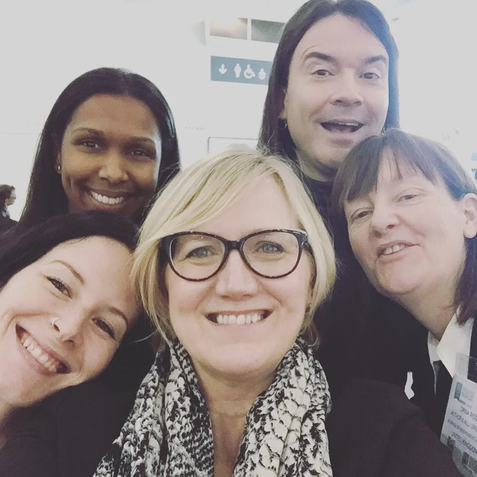 Helena Halme And Friends At LBF With Four ALLi Friends