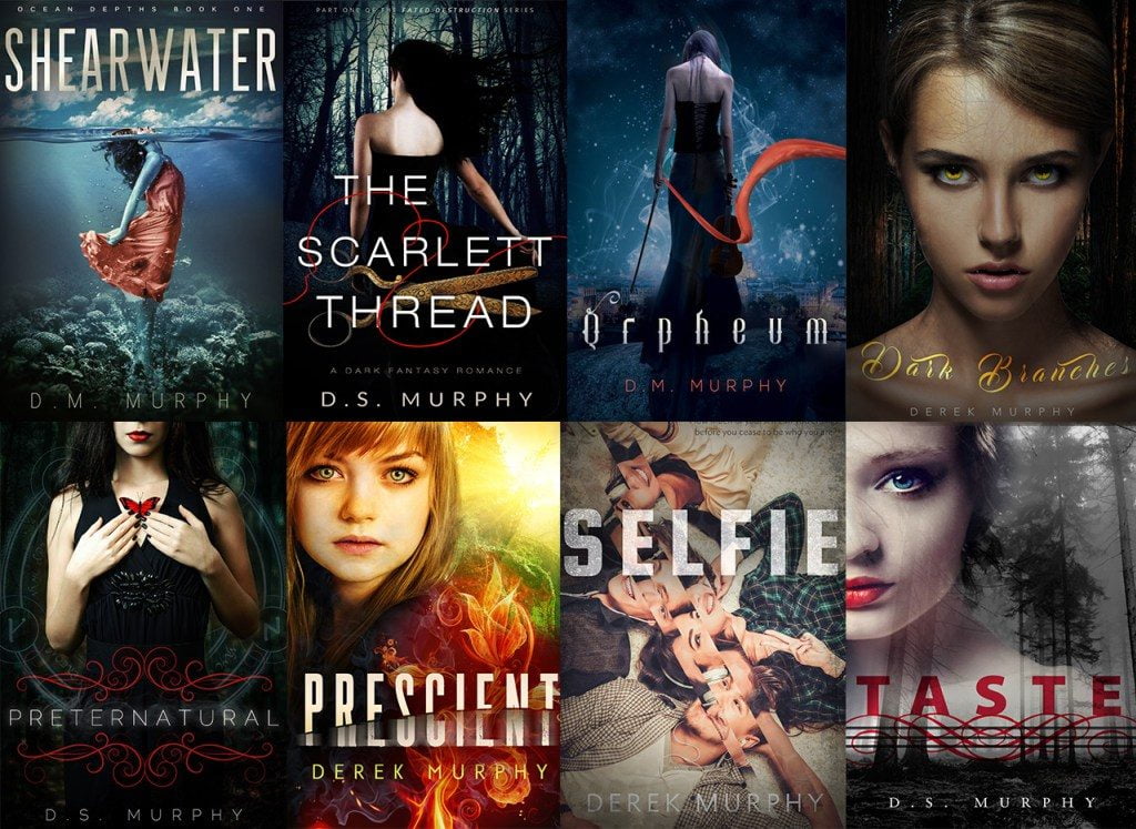 Array of book covers