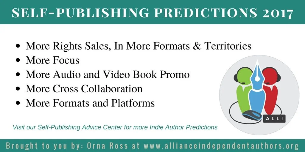 Self-Publishing Predictions from Orna Ross at the Alliance of Independent Authors on our Self-Publishing Advice Center at http://bit.ly/A1predict