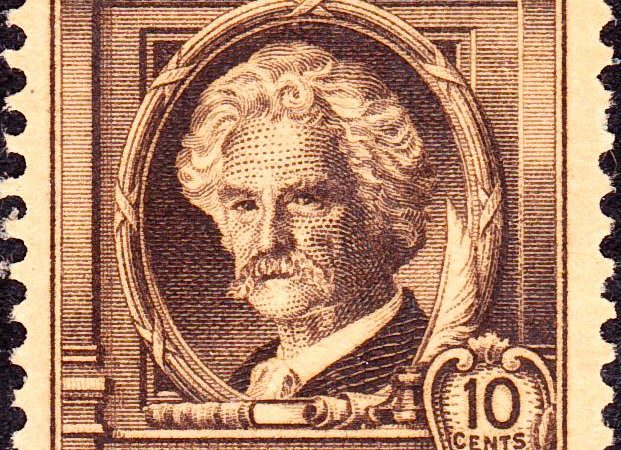 10c Stamp Commemorating Mark Twain