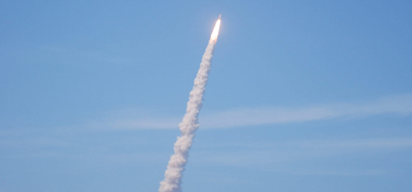 rocket taking off