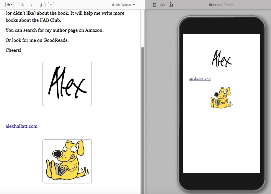 Image Alignment ignored on the iPhone Previewer