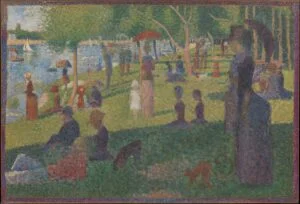 Study for "A Sunday on La Grande Jatte" (~Seurat)