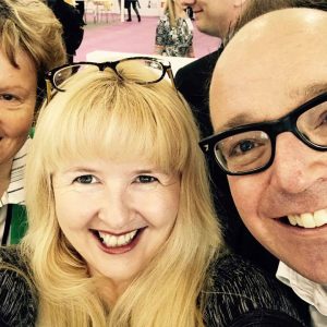 Alison Morton, Rebecca Lang And Mark Dawson Selfie