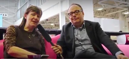 Orna and Mark at LBF