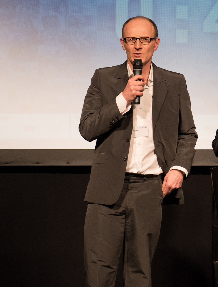 Photo Of Olaf Wielk Giving A Talk